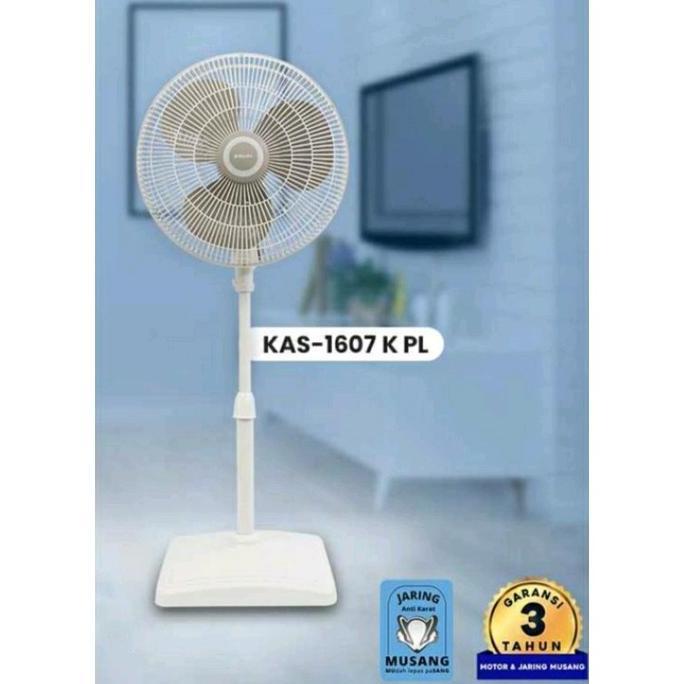 Coolwe- Kipas Angin Berdiri Miyako Kas1607K-Pl / Standfan Miyako Kas1607K-Pl Kaki Kotak