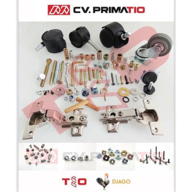 Dnabig- Mur Las M6 Mentah - Welding Nut M6 - Mur Kotak M6 - Mur Las 6Mm