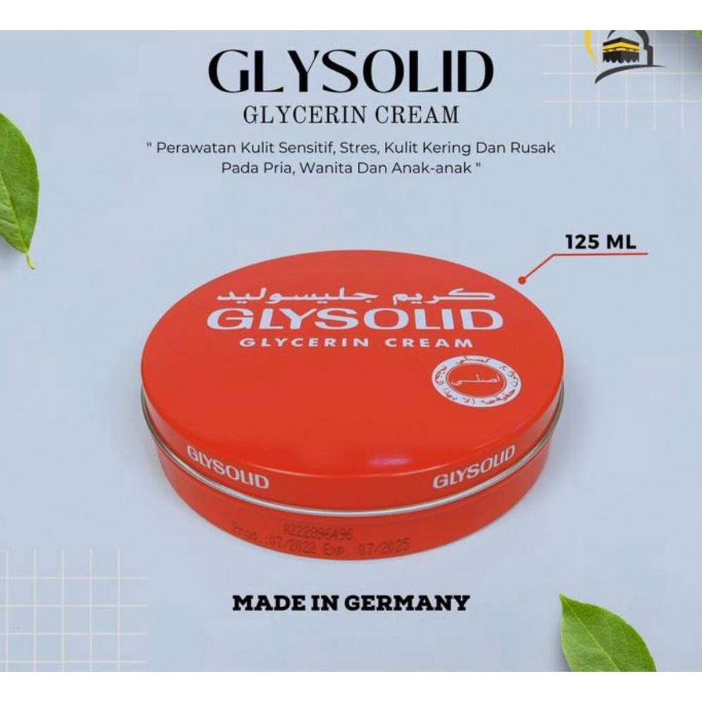 Cream Glysolid 125ml cream glycerin pelembab import