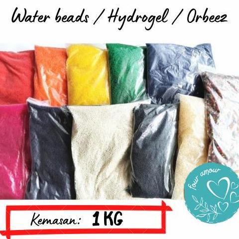 Thebest- [Grosir] 1 kg Waterbeads / hidrogel / orbeez / water beads kiloan