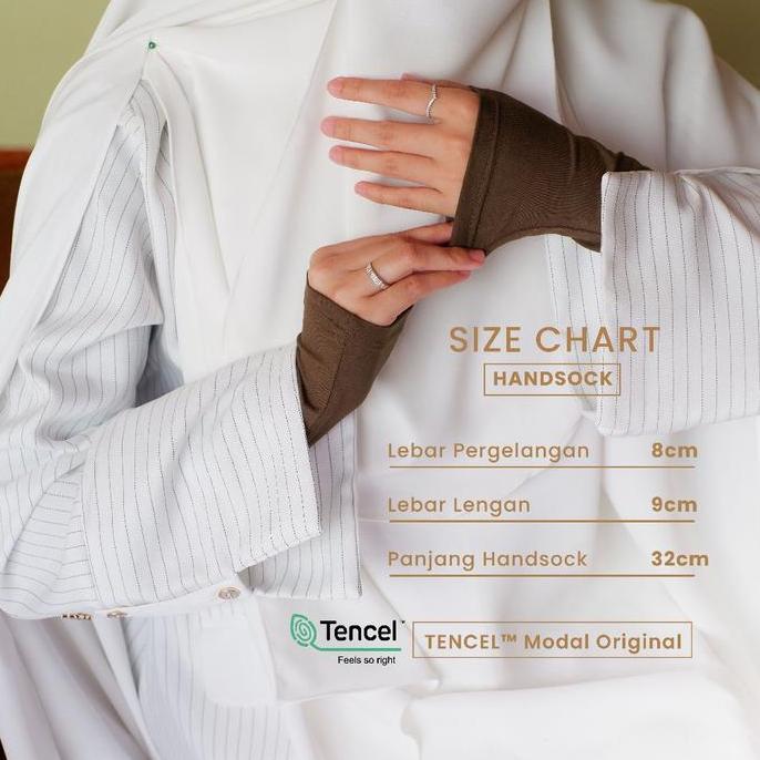 Cantek- Naj Studio - Handsock Basic Bahan Tencel Premium Manset Tangan Muslimah