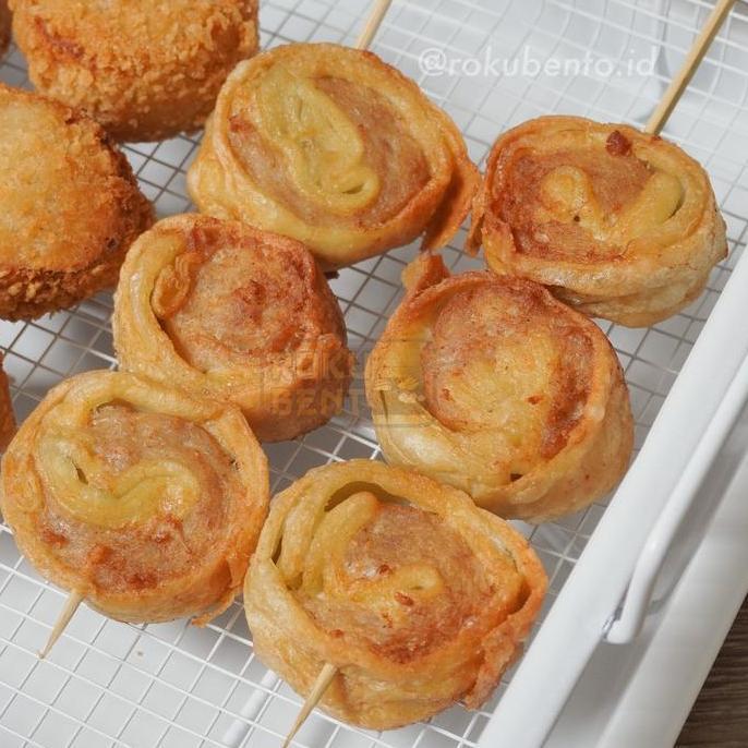 Eggroll Roku Bento BSD isi 7 Roll - Egg Chicken Roll