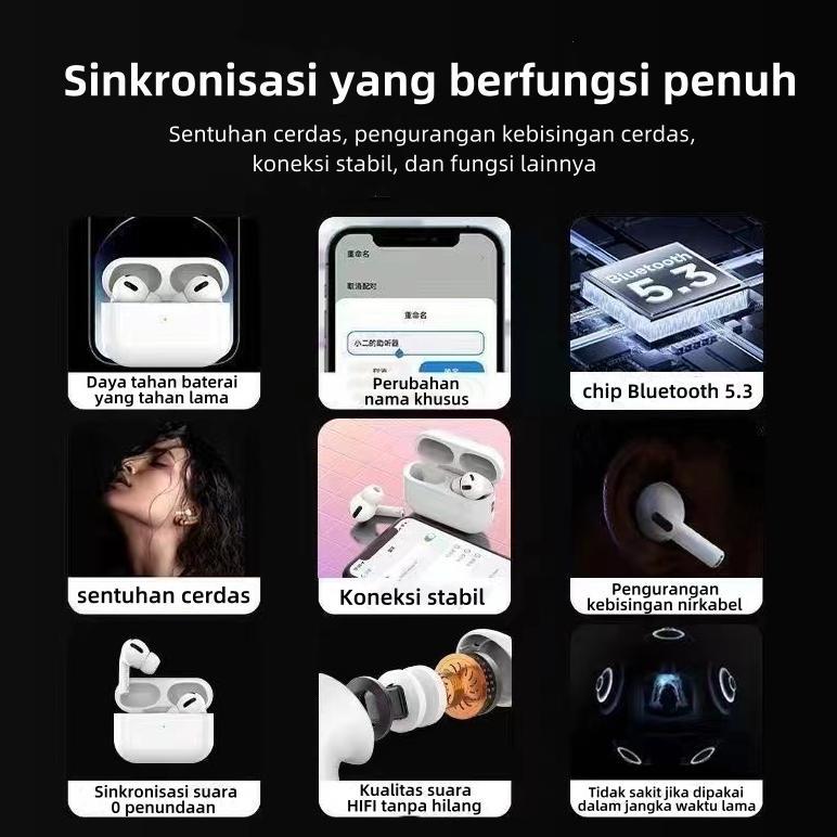 BIG SALE GOOPODOS TWS ANC PODS PRO 2 / TWS PODS PRO 3 / PODS GEN4 EARPHONE BLUETOOTH HEADSET IP + FR