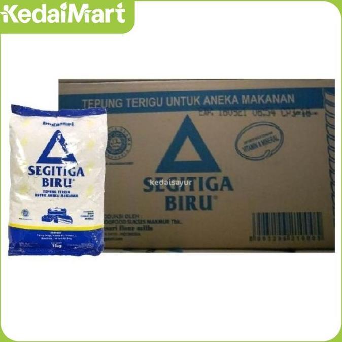 Tepung Terigu Segitiga Biru 1 Kg Dus