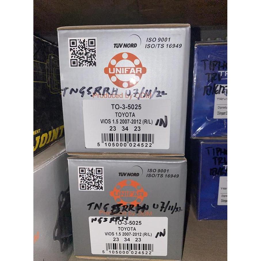 TERBARU - Cv joint dalam vios old unifar 2004-2012