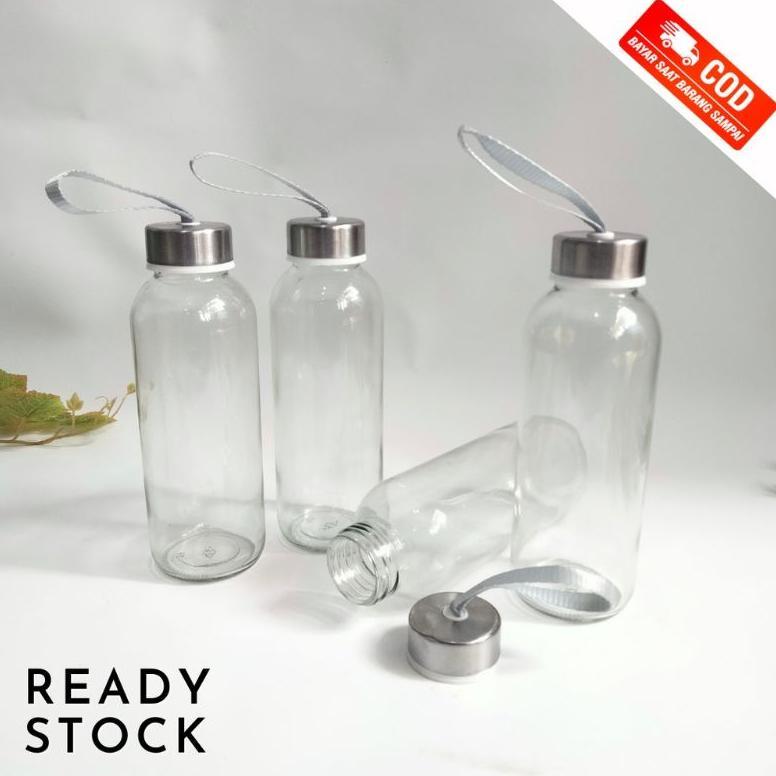 (Gr 08) Botol Kaca Doff 420Ml / Khusus Grosir / Isi 80Pcs / Botol Kaca Bening 420Ml / Botol Doff 420