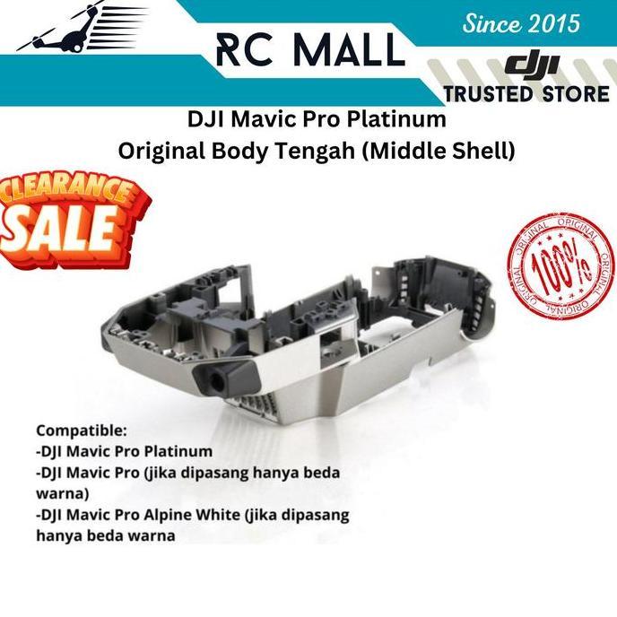 HARGA DISC - Body Tengah DJI Mavic Pro Platinum Drone Body Middle Shell Case Casing Mavic Pro Mavic 