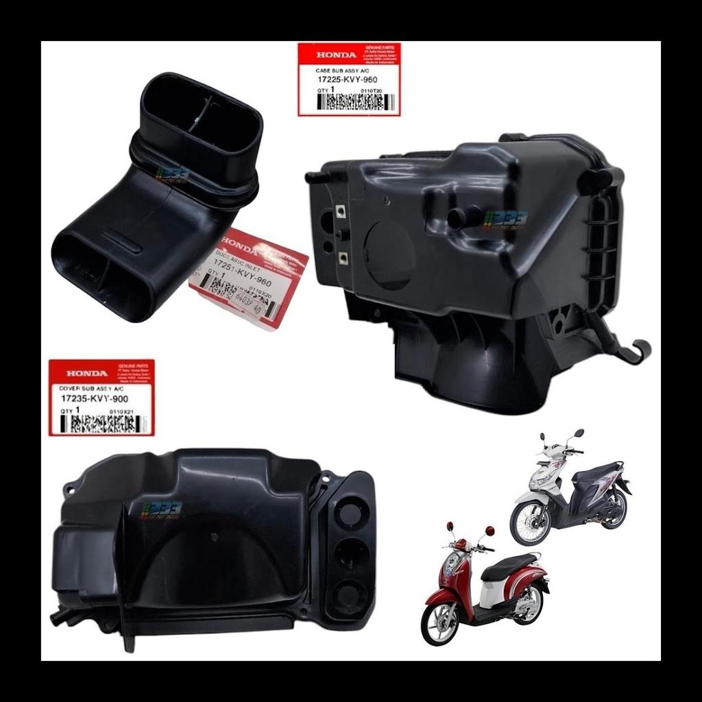 cover tutup box filter udara beat karbu duct air cleaner inlet beat lama scoopy karbu karburator kvy