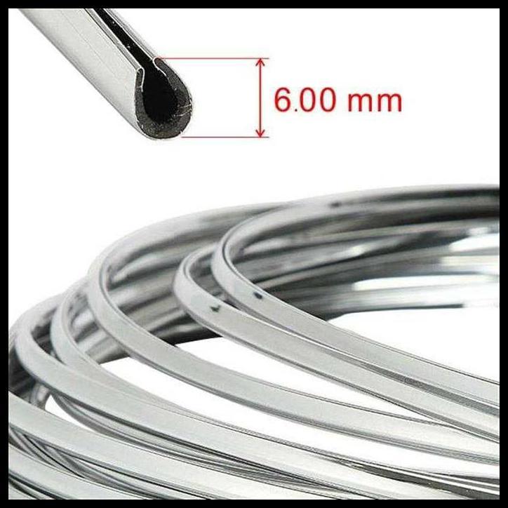 TERBARU LIST PINTU CHROME / LIST DEKORASI INTERIOR MOBIL 4METER CAPTIVA 