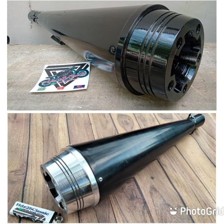 Viral  Knalpot Custom Japstyle Caferacer Ducati Slencer Custom Japstyle Slincer Custom Bass