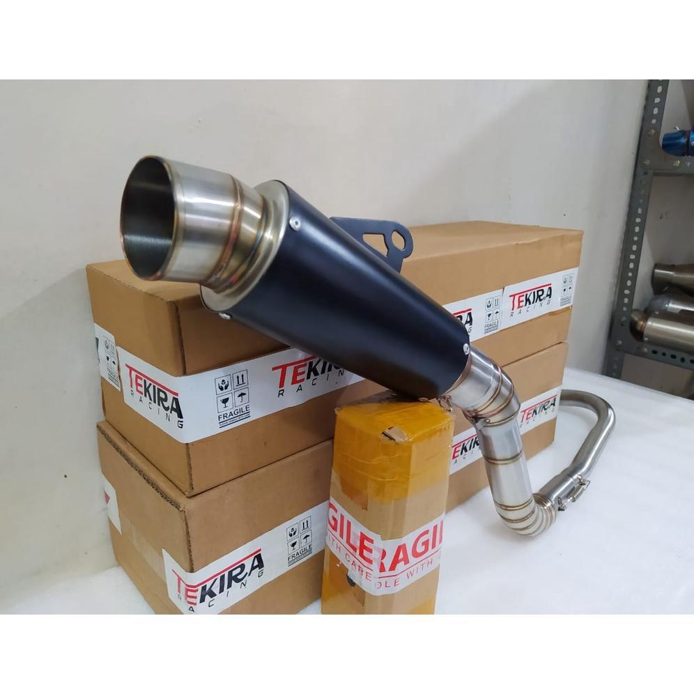 Termurah Knalpot Racing Custom Copy Empush Shijiro All New Vario 150 125 110 Keyless Led Techno Bohl