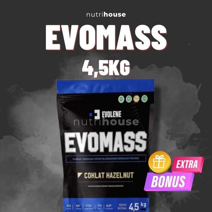 Evolene Evomass 4,5kg Evo Mass Gainer Nutrihouse