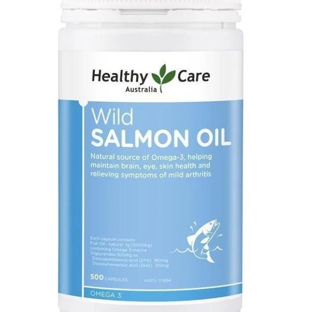 Healthy Care Wild Salmon Oil 500 capsules