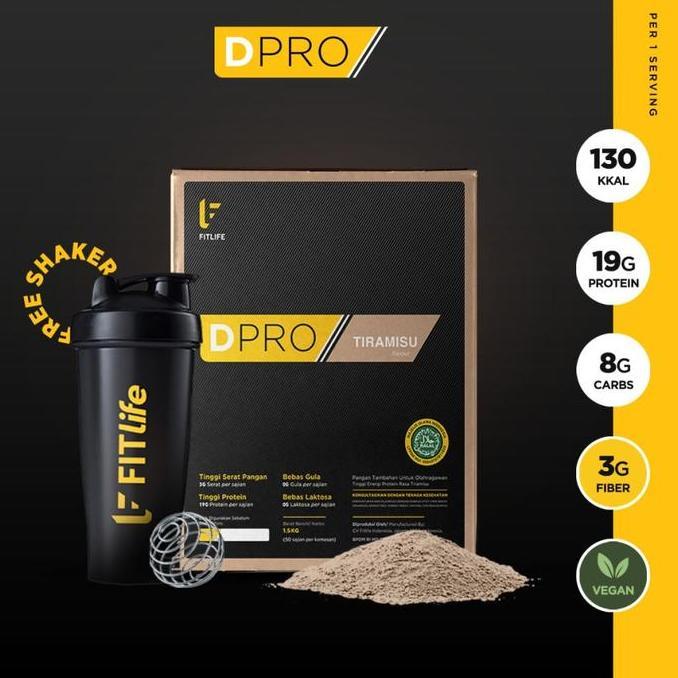 fitlife Dpro 1,5 kg diet pro vegan protein dpro 50 serving