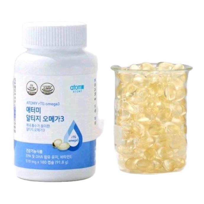 RTG Omega 3 isi 180 asli dari Korea mudah meresap dalam tubuh