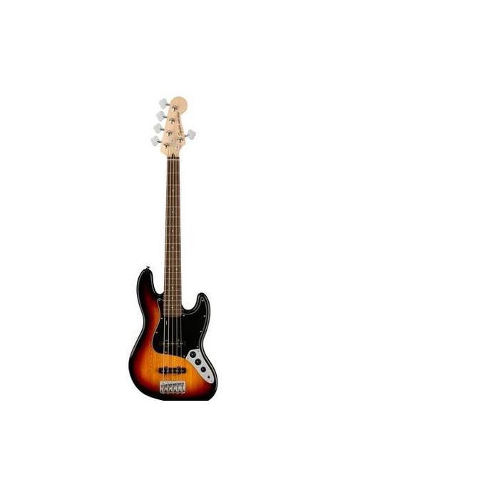 Murah Squier Affinity Series Jazz Bass V 5-String Electric Bass Guitar, Laurel FB, 3-Color Sunburst 