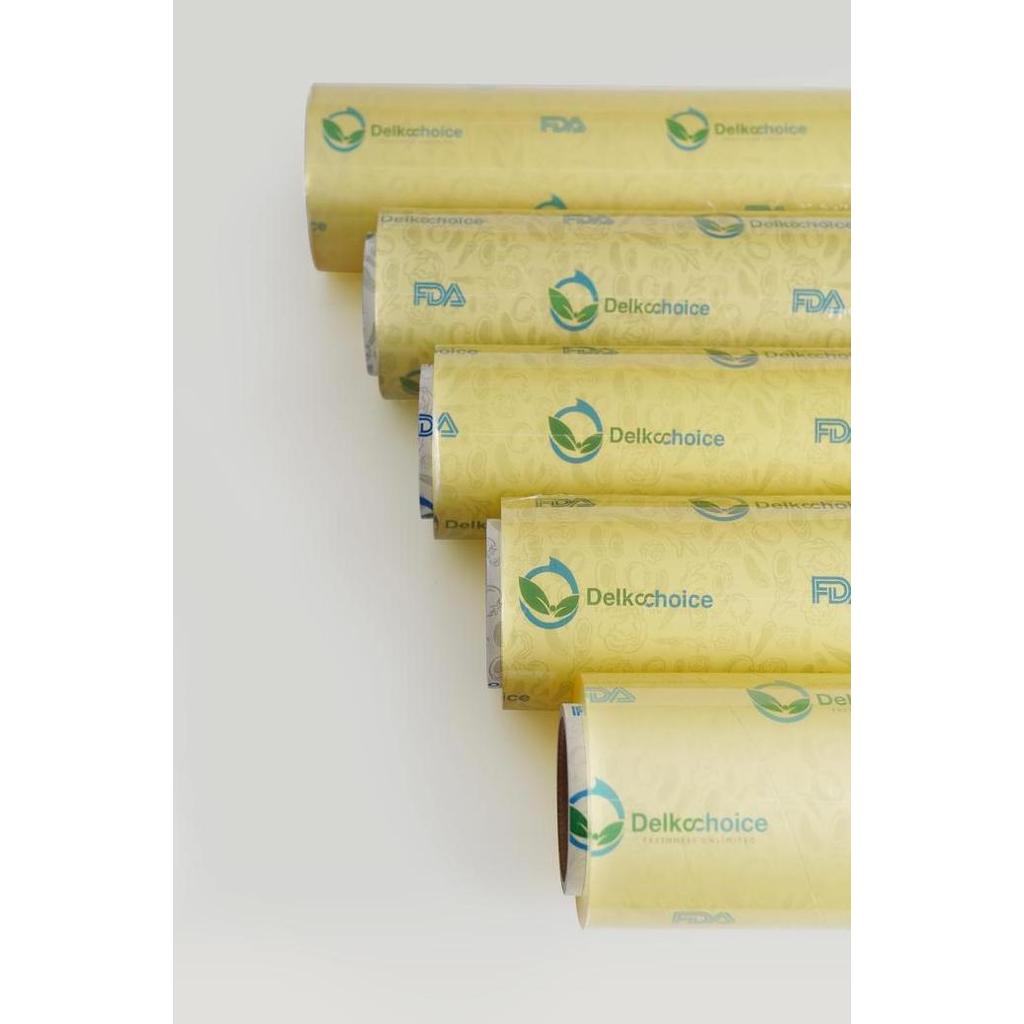 New- Plastik Cling Wrap Food Grade Biru Food Wrapping Dlkochoice