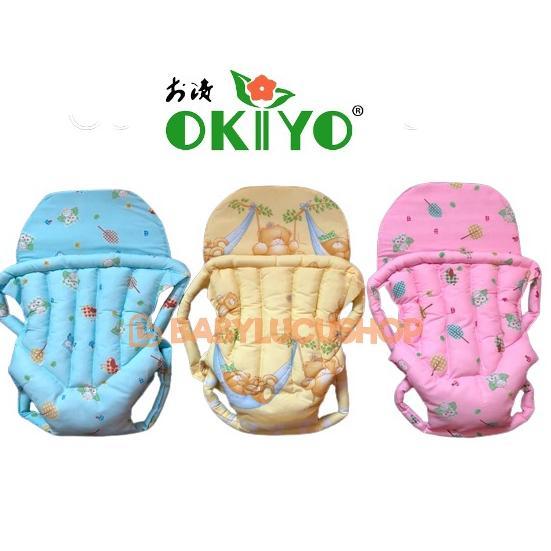 OKIYO Gendongan Bayi Depan Gendongan Ransel Motif Print Termurah
