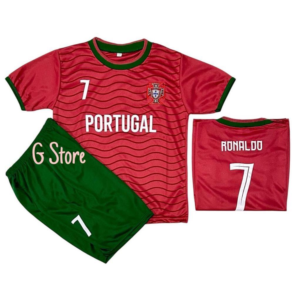 ORIGINAL` BISA COD / JERSEY BOLA PORTUGAL / SETELAN BAJU BOLA PORTUGAL ANAK TERMURAH / TERBARU 2022-