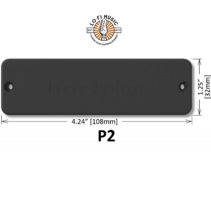 Murah Bartolini P2 Soapbar Classic Dual Coil Bass PickupBridge5-String P25CBC-T Non COD
