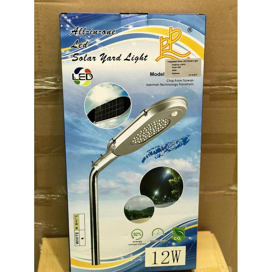 PROMO lampu PJU SOLAR CELL ALL IN ONE 12W