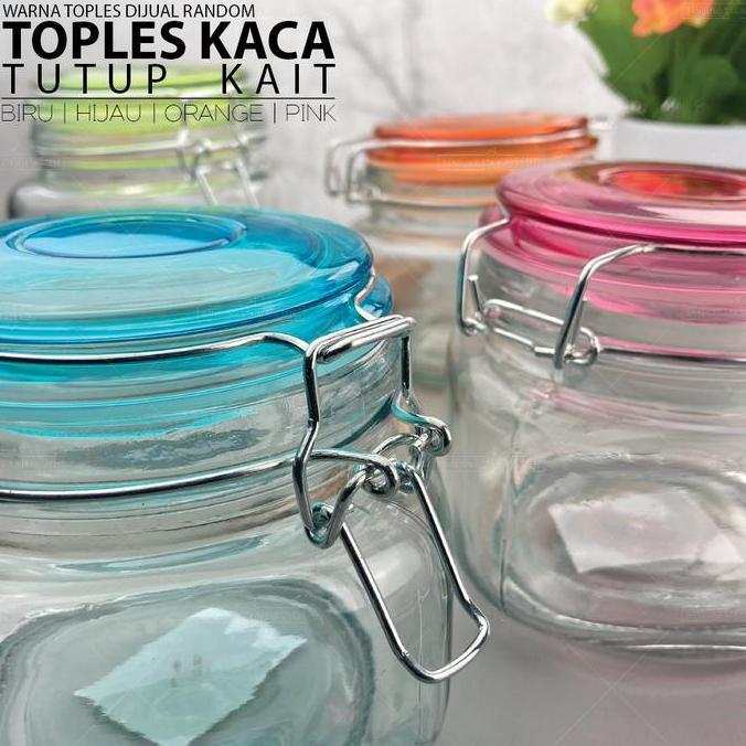 New- Toples Keler Kaca Tutup Kait Kue Kering Lebaran Lucu Warna Random