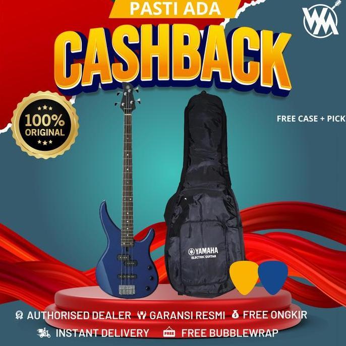 Murah Yamaha Gitar Elektrik Bass TRBX 174 DBM / 174 free softcase + pick Non COD