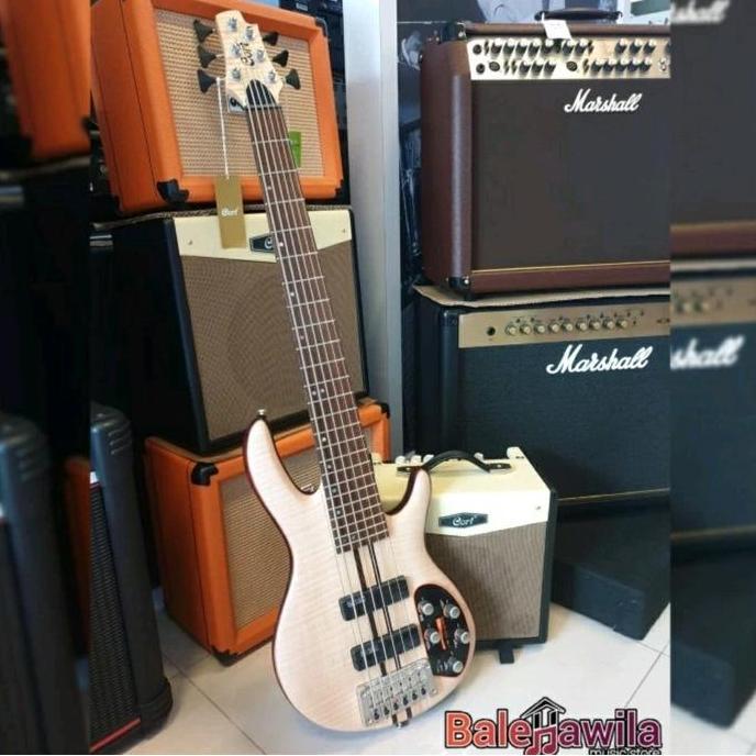 Murah Guitar Bass Elektrik Cort A6 Plus FMMH OPN Gitar Bass Cort A6 Plus FMMH OPN Original Non COD