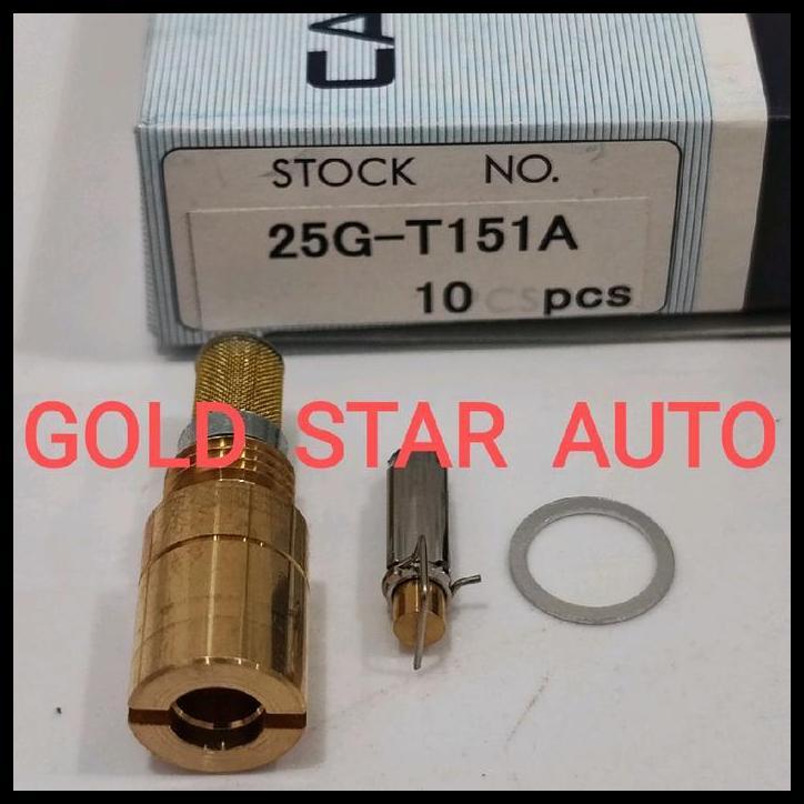 DISKON CARBURATOR NEEDLE VALVE JARUM PELAMPUNG CARBURATOR TOYOTA KIJANG 5K SUPER KF40 MERK NAPCO ASL