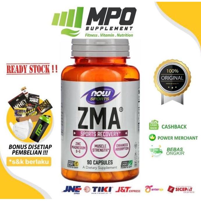 NOW Sports ZMA (90 caps) NOW Foods ZMA NOW ZMA Suplemen Recovery