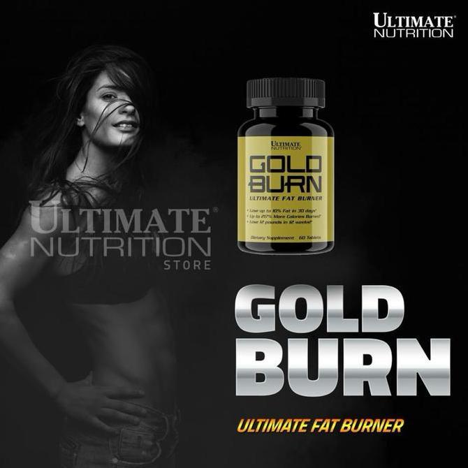 Ultimate Nutrition Gold Burn NEW suplemen fitness / suplemen gym / suplemen protein / bakar lemak