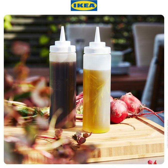 Foodpac- Ikea Grilltider Botol Pencet Untuk Saus / Kecap 330Ml Isi 2Pcs Plastik