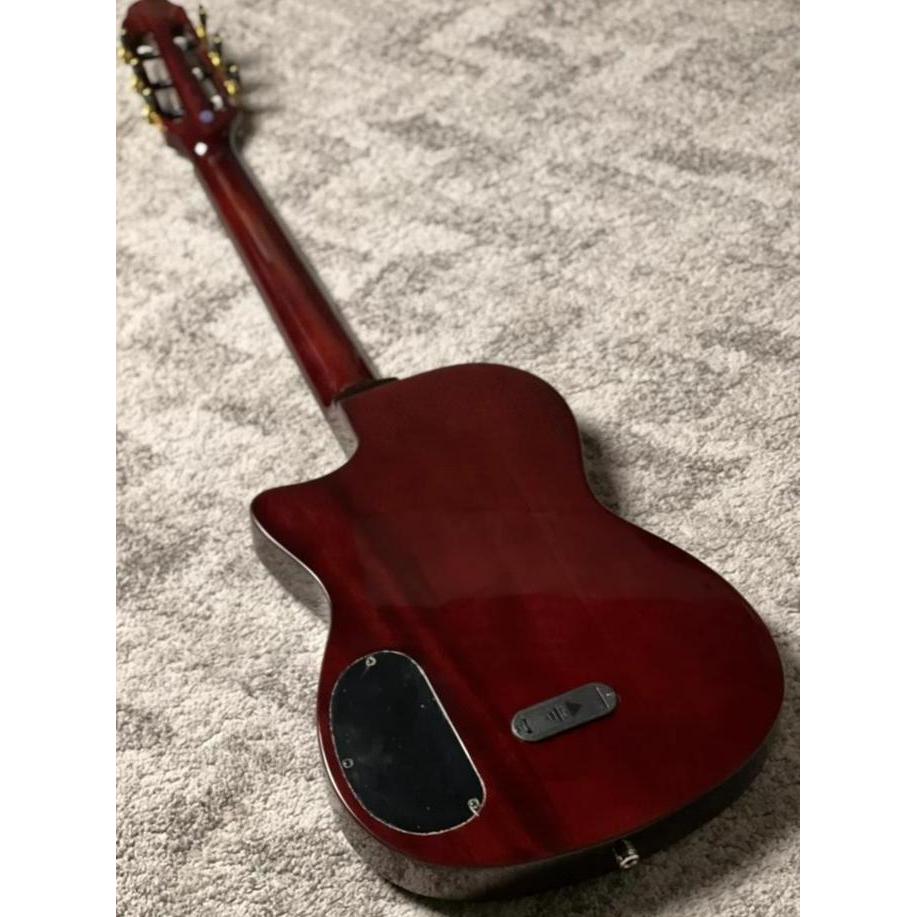 Murah Tanglewood EM DC8 Nylon Thinline with Preamp in Black Non COD