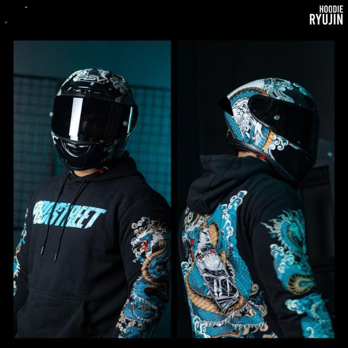 PREMIUM (SABLON) JUMPER HOODIE PROSTREET SUNMORI RYUJIN FULL PRINT UNISEX PRIA WANITA PREMIUM TERMUR