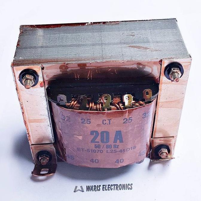 TRAFO ERA CT 20A AMPERE MURNI 45V TRAVO ORIGINAL DAN TERPERCAYA