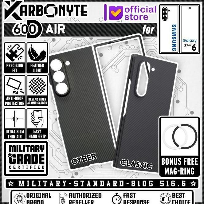 Termurah Casing Case Cover Z Fold 6 Fold6 Karbonyte Air 600D Arad Carbon Fiber Kevlar Ultra Thin Sli