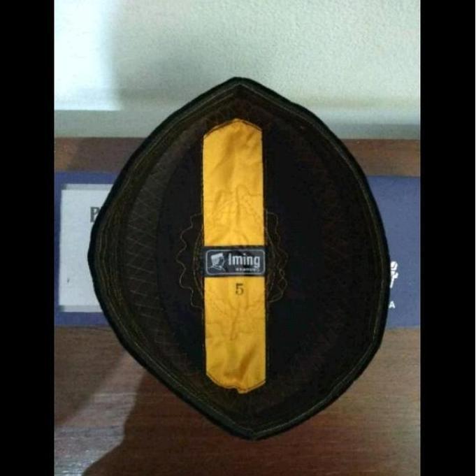 Peci Kopiah Songok Iming TM Bandung Indonesia Nasional Warna Hitam Polos Model