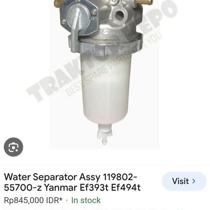 Fuel Filter Yanmar Assy Genuine 119802-55700