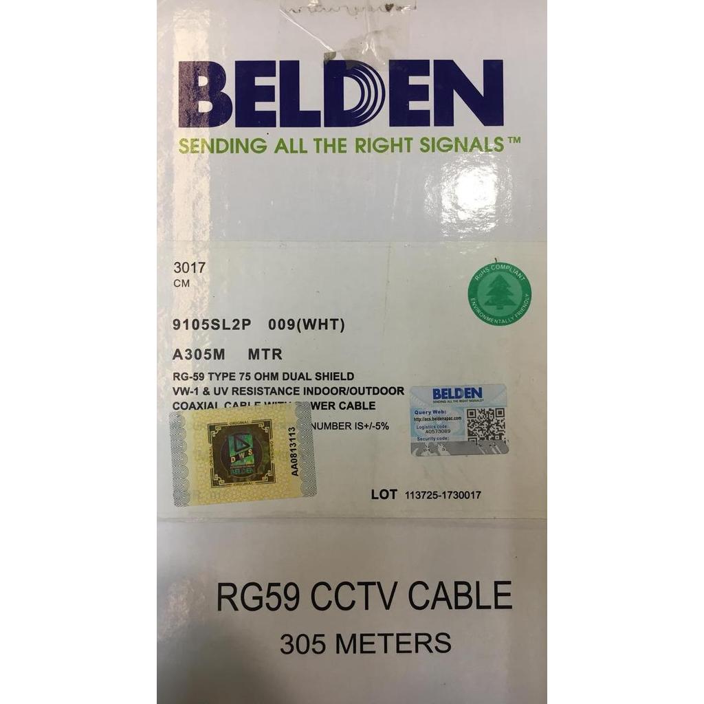 Scuritoi- Kabel Cctv Rg59 Belden / Belden Cctv / Rg 59