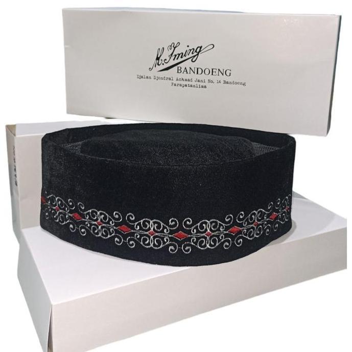 PECI SONGKOK BORDIR M IMING BANDUNG ORIGINAL AC LUKIS BATIK PROMO PRIA DEWASA MUSLIM SANTRI