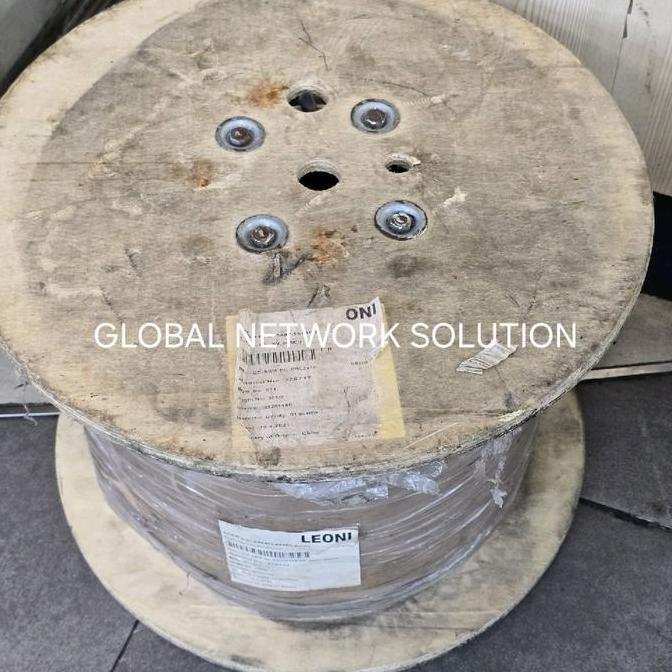 Kabel Screen 2X18Awg Leoni 305Meter Hitam Original