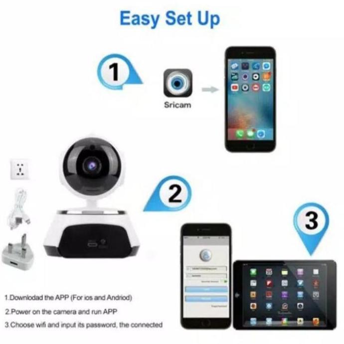 Scuritoi- Ip Camera Wifi Cctv V380 Smart Wifi Kamera Wireless Ip Kamera