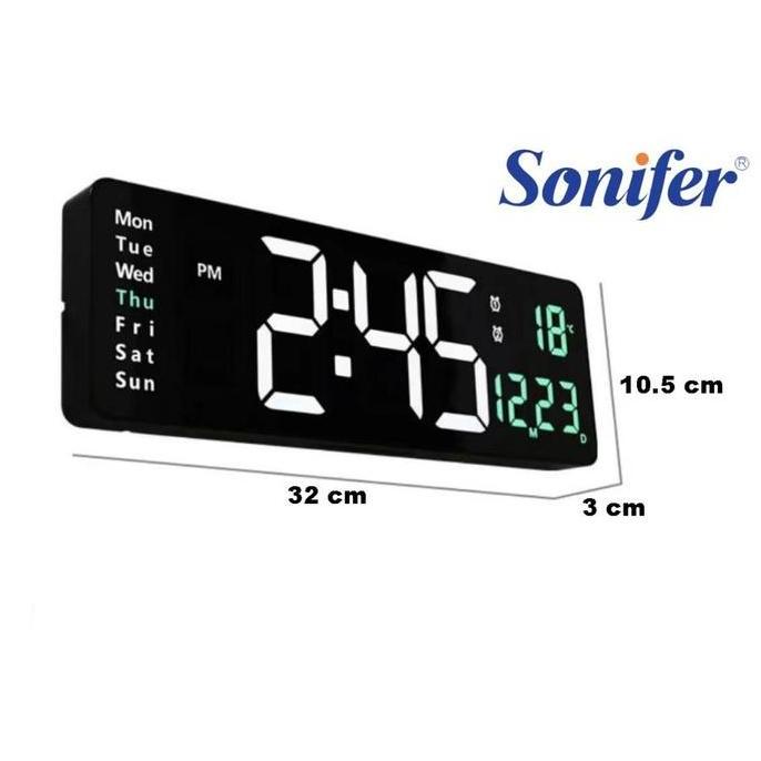 PROMO Jam Dinding Timer Digital/Jam Countdown/Jam Stopwatch SONIFER 6629