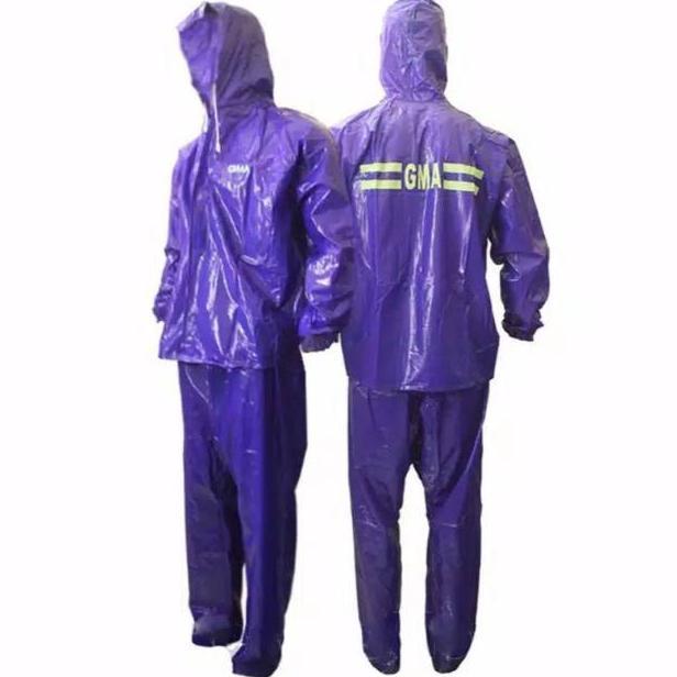 Raincoat GMA Pvc karet rubber / jas hujan legendaris / Jas hujan dewasa Terlaris Jas Hujan Karet
