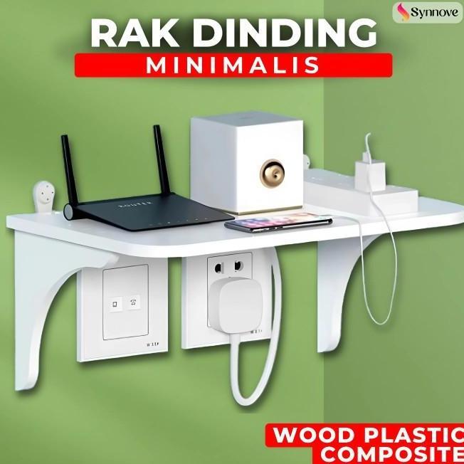 Rak Gantung Dinding Rak Router Wifi Minimalis Rak Dinding Mini Rak Gantung Serbaguna Rak Stb