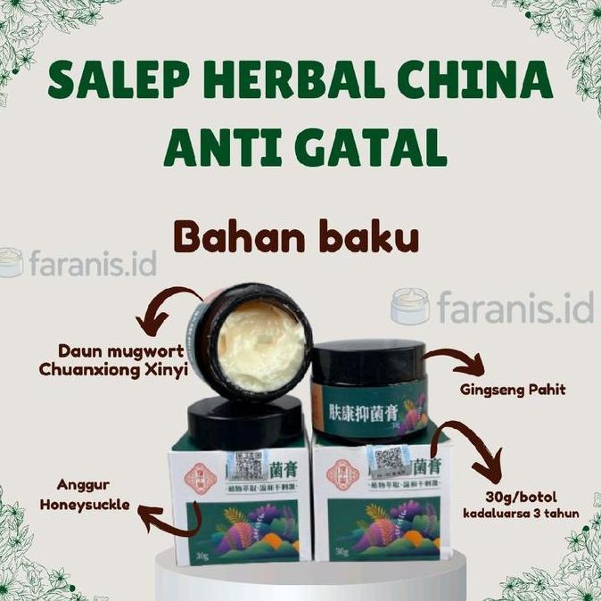 Vitbig- Salep Gatal Racikan Cap Fukang Premium (Kemasan Besar 30 Gr)  - Salep Khusus Gatal