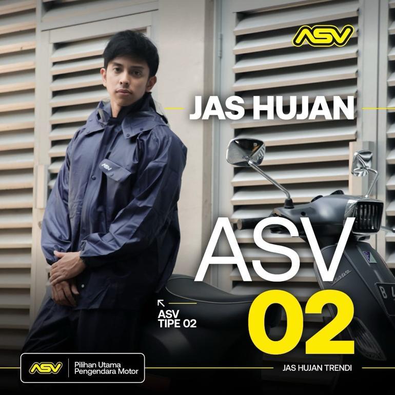 Jas Hujan ASV ORIGINAL/MANTEL ASV Ori/Setelan Jaket Celana Jas Hujan Karet ASV 1 2 Asli