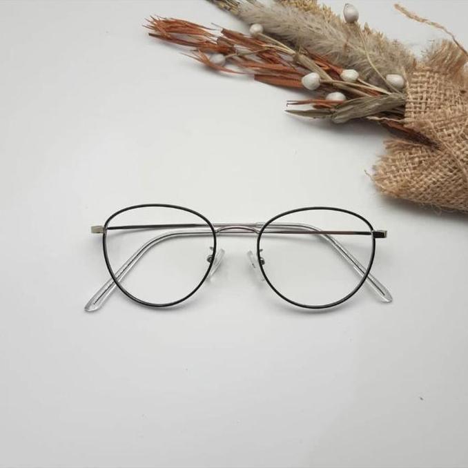 Whynot- Kacamata Kekinian Frame Bulat Kecil Bahan Besi Premium 2733 Plastik Frame & Kacamata