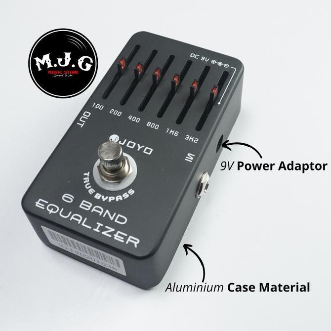 Efek Pedal Gitar Or Bass Akustik Atau Elektrik Joyo Jf11 Jf-11 Equalizer Equaliser 6 Band Murah Berk