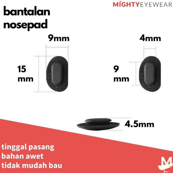 Whynot- Nosepad Besi Bantalan Hidung Kacamata Nosepad Tulang Pad Arm